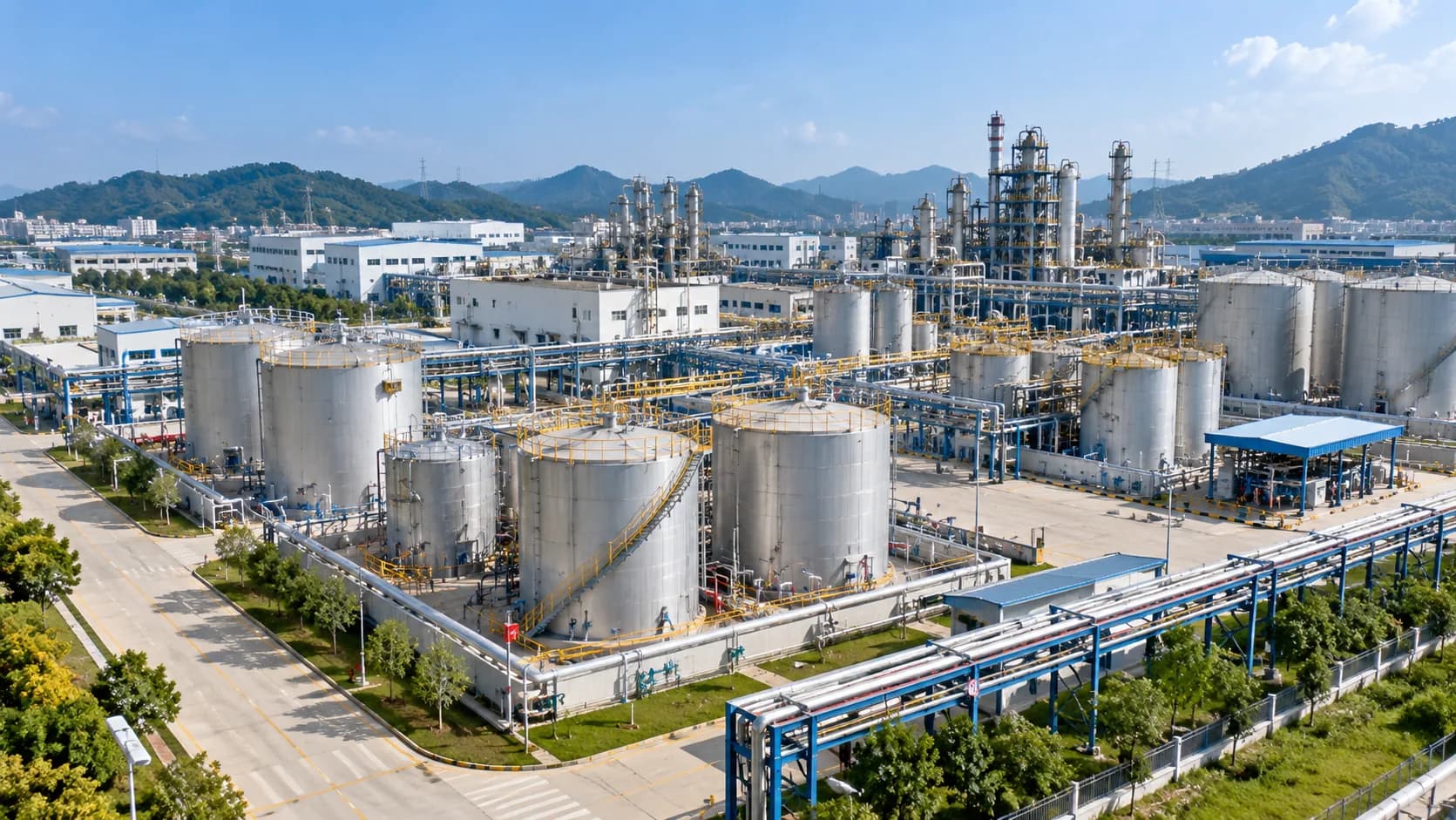 新材料生产研发基地建筑群